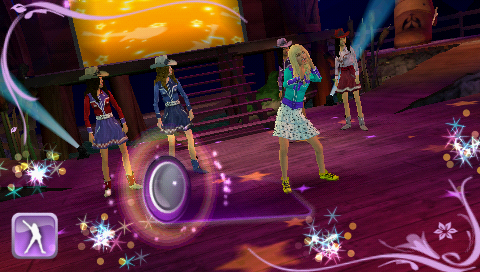 Hannah Montana: Rock Out the Show screenshot 3 for PSP